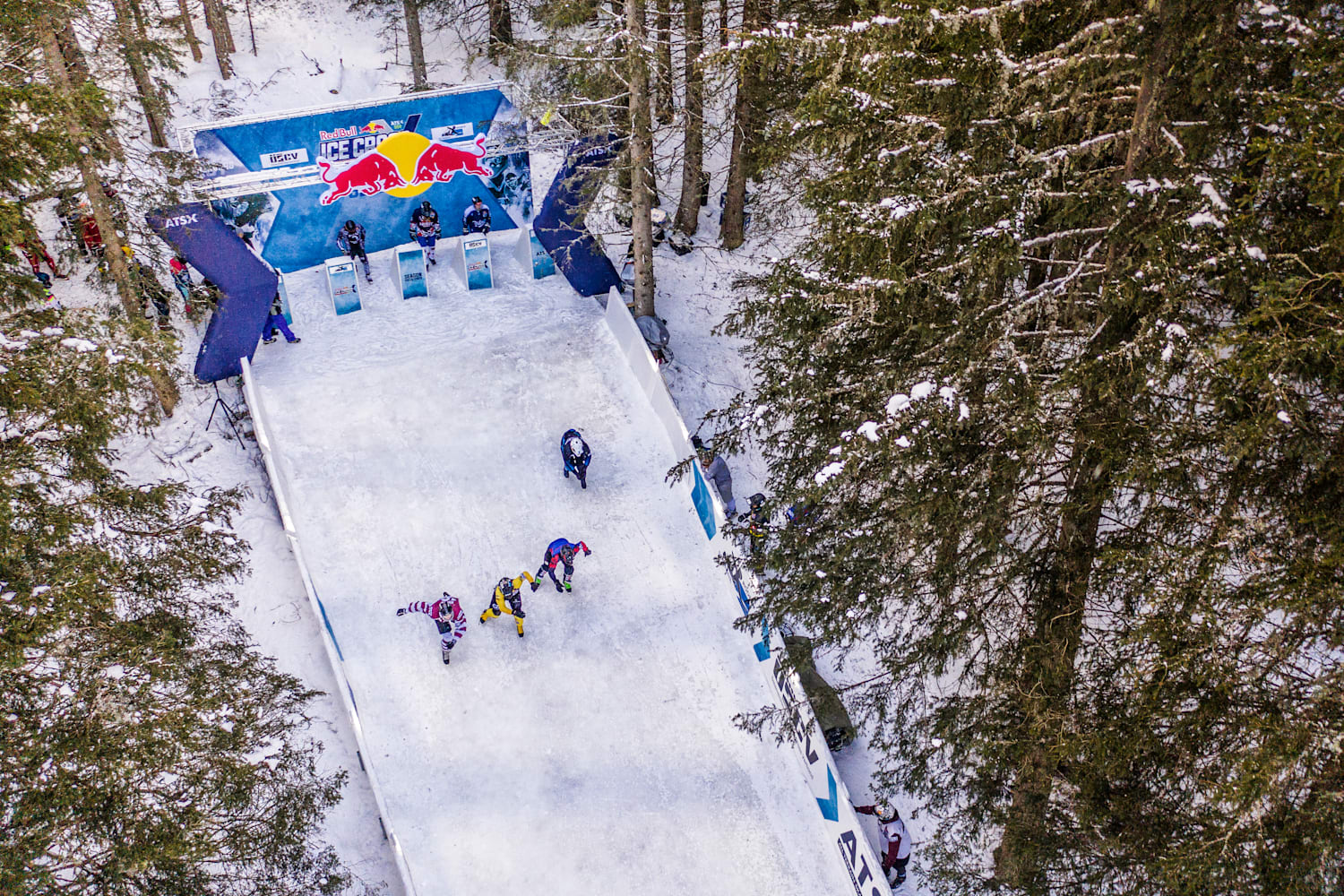 Red Bull Ice Cross WC 2020 Judenburg POV course preview