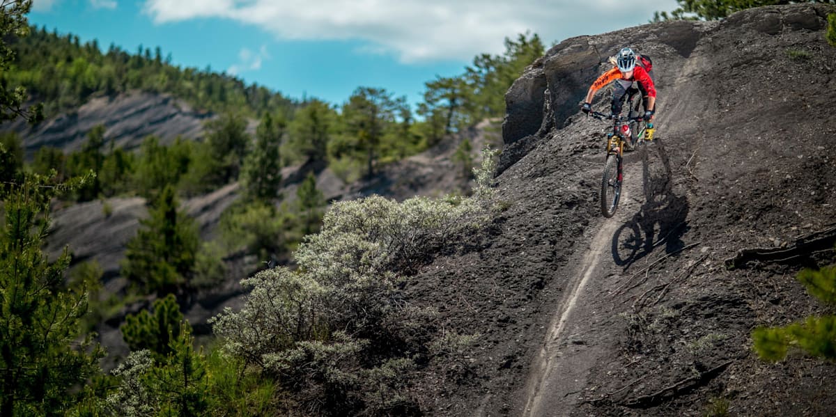 MTB enduro Riding trails Les Terres Noires Provence