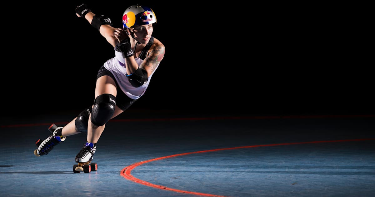 ROLLERDERBY Derby Laces ストライプ - フラット、幅10mm、ブーツ、スケート、ローラーダービー、ホッケースケート用