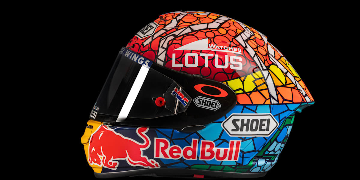 Marc Marquez Helmets Mosaico Gaudi 2015 GP Catalunya