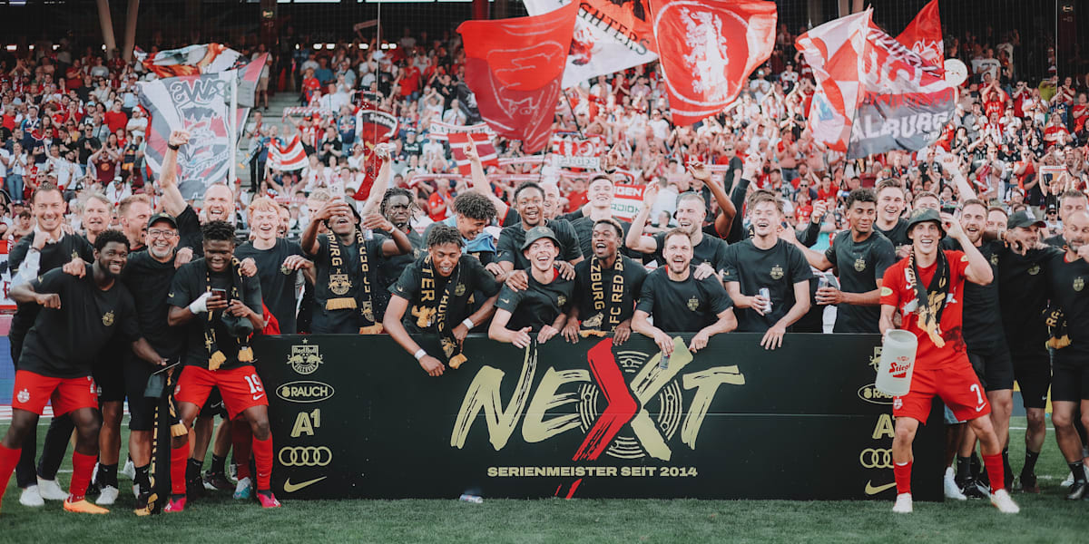 Red Bull Salzburg 10 Bundesliga titles won in a row