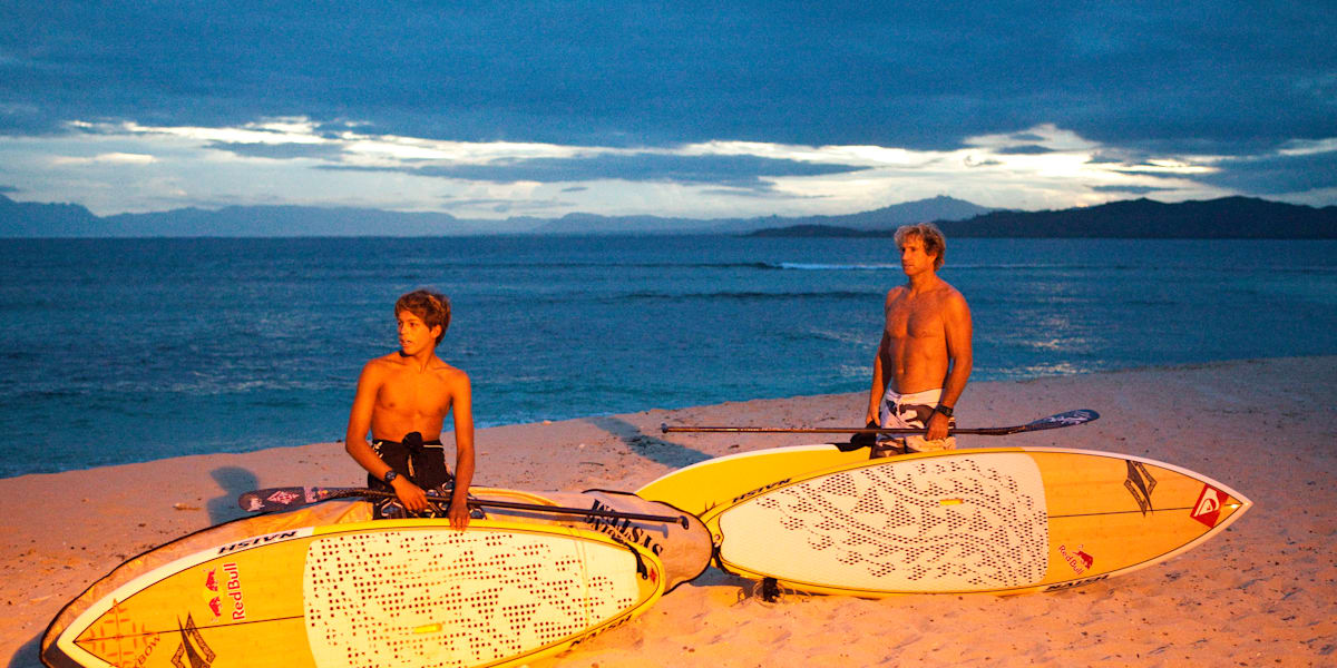 Robby Naish surfing