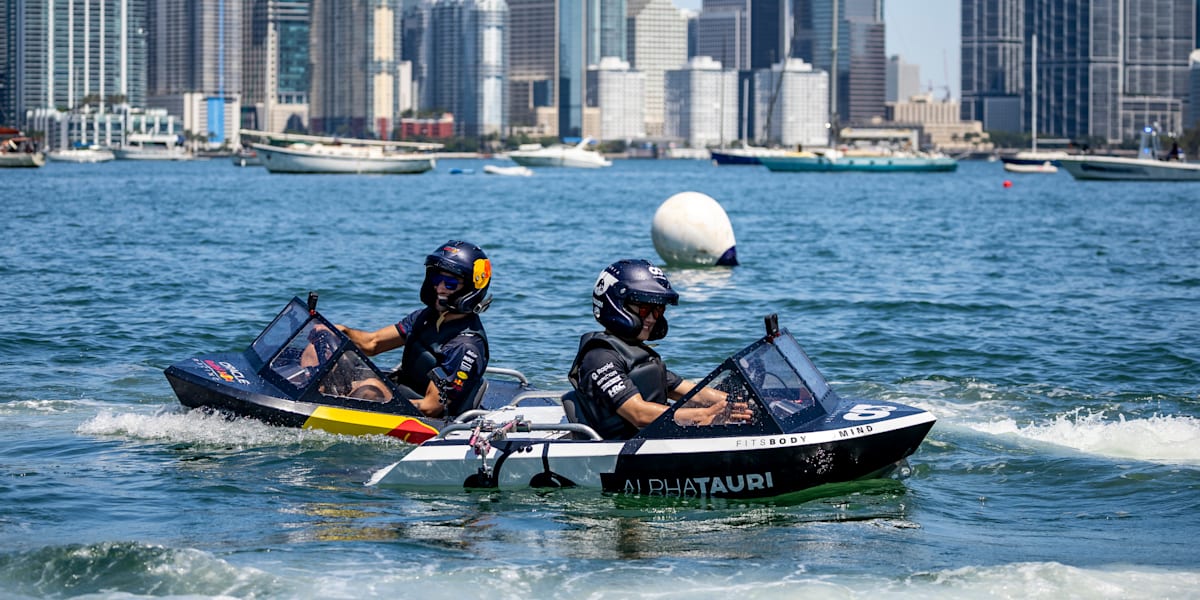 How F1 drivers’ mini jet boats came to life