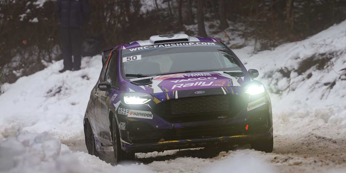 Rossi Rockets to WRC3 lead on Rallye Monte-Carlo