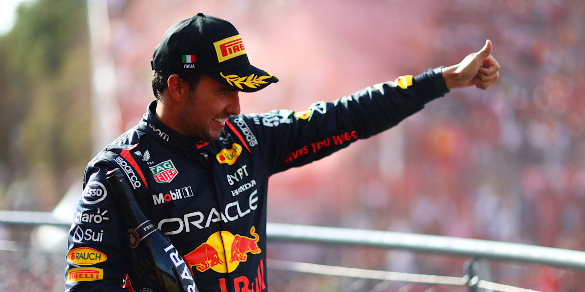 Ready to race: Win a signed and framed Checo race suit!