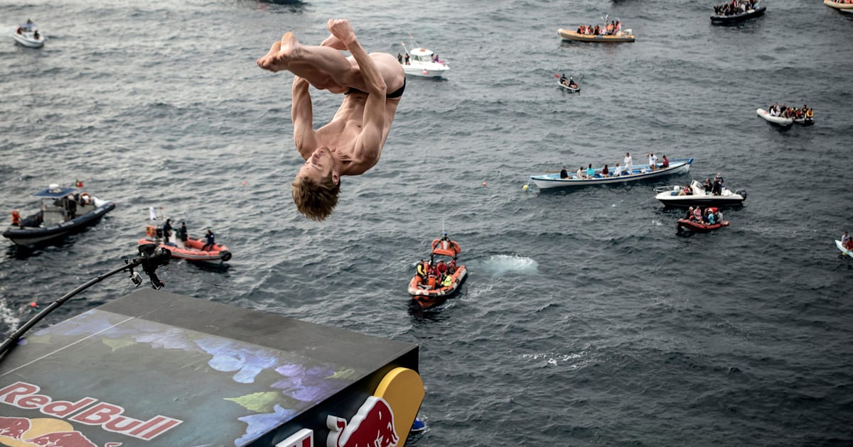 Azores Cliff Diving action video