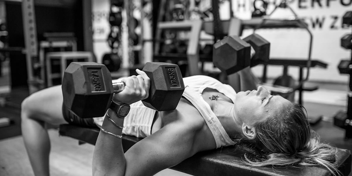 Entrenar cheap con pesas
