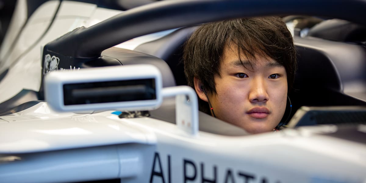 AlphaTauri AT02 Yuki Tsunoda 角田裕毅 AlphaTauri AT02発表 - Yuki Tsunoda - 角田裕毅 ｜ F1 driver Yuki