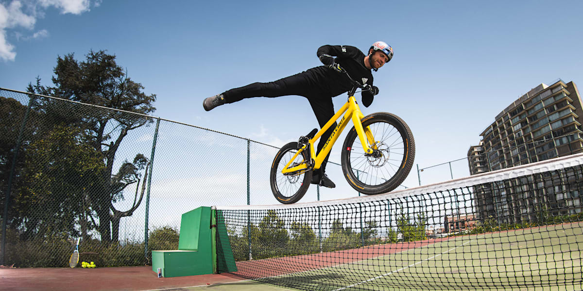 Danny MacAskill bike check Custom Santa Cruz trials