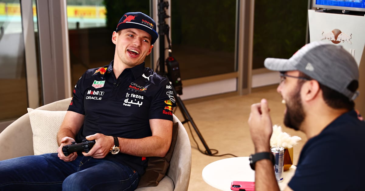 Musaed Al-Dossary and Max Verstappen in the Challenge