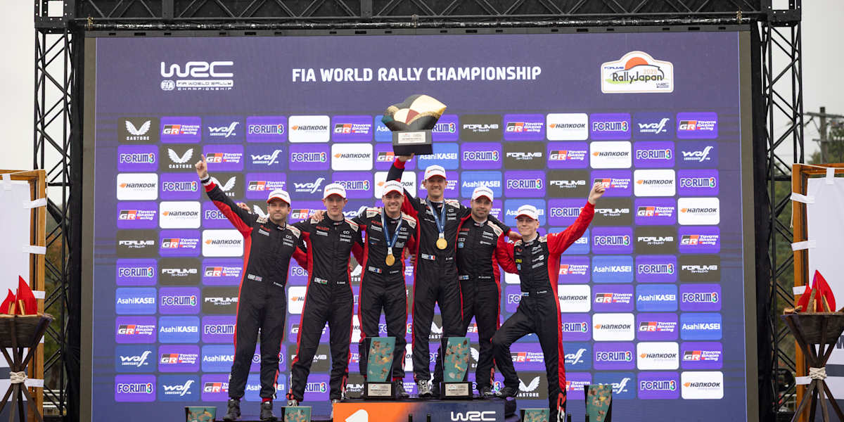 Ogier wins rain-hit Rally Japan to set up WRC title showdown