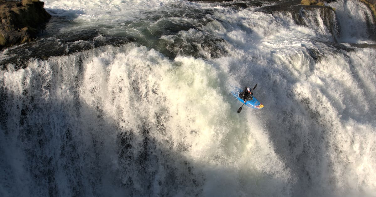 Nouria Newman kayaking adventure in Iceland