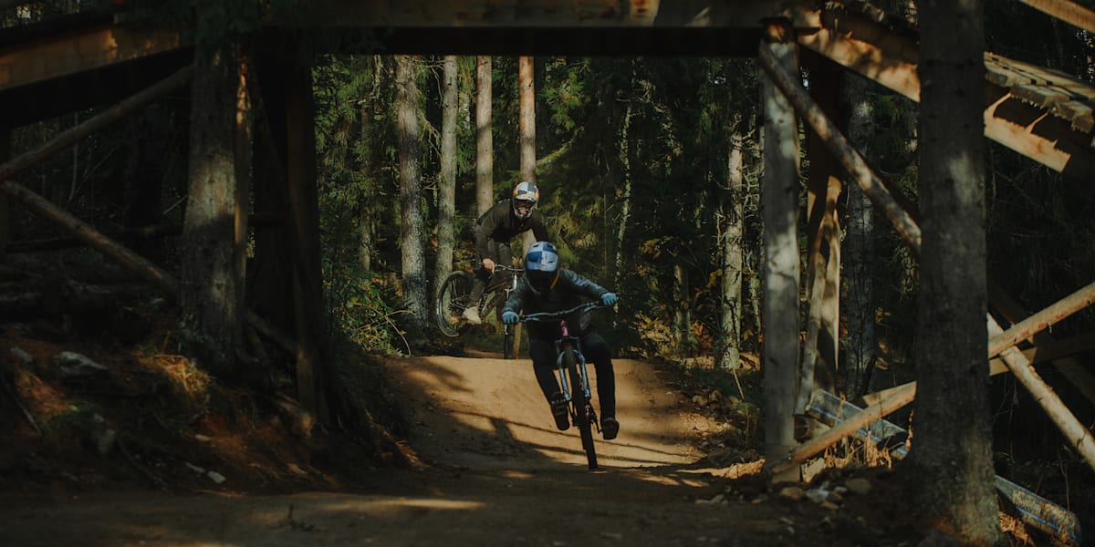MTB RAW - Johansson i Soderstrom w bikeparku Järvsö
