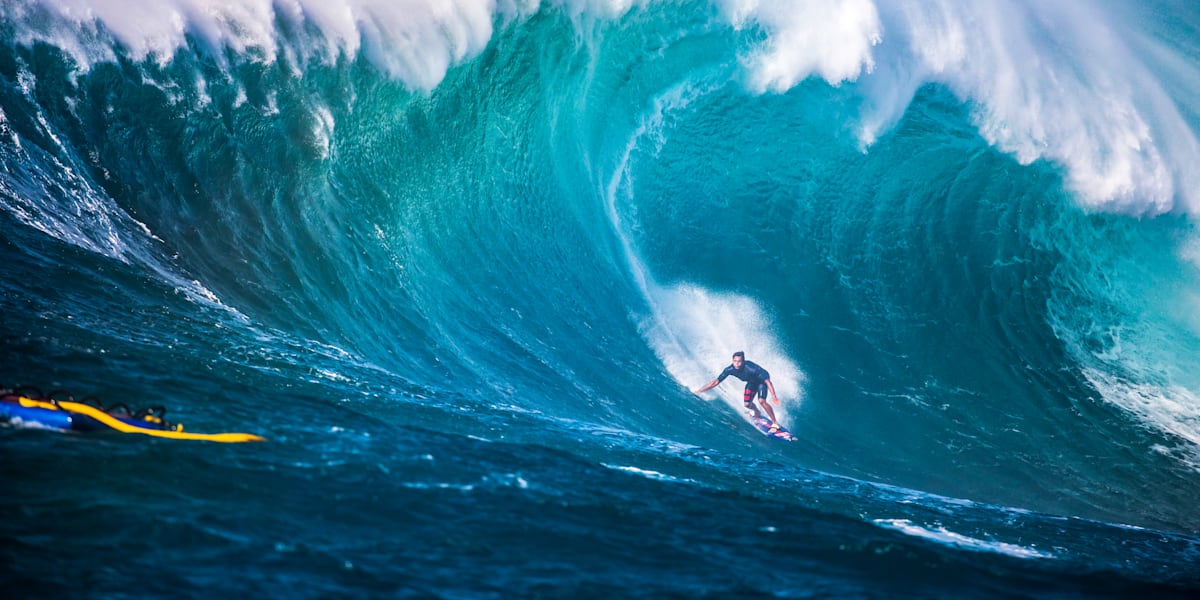 Le 1er jour du JAWS Big Wave Challenge en direct ! Surf