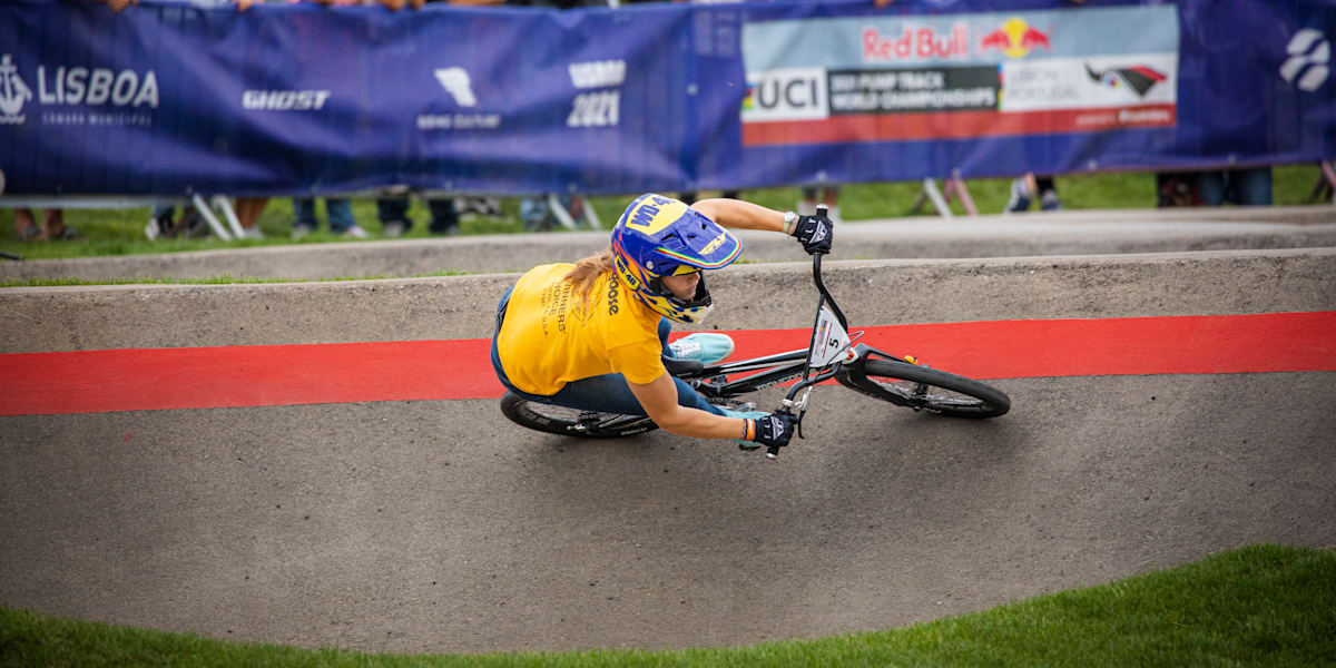 Red bull pump track top