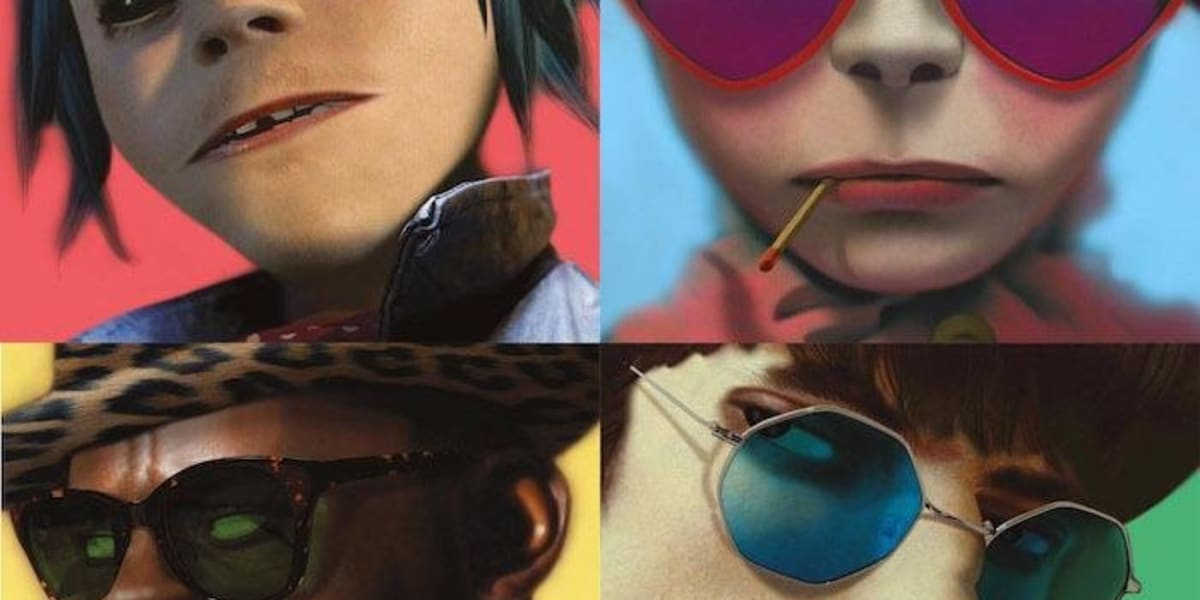 Как выглядят гориллаз в реальной Gorillaz Quiz: Win the Humanz album on vinyl