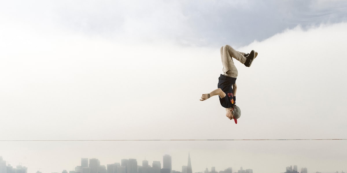 Slacklining Competition Red Bull Baylines