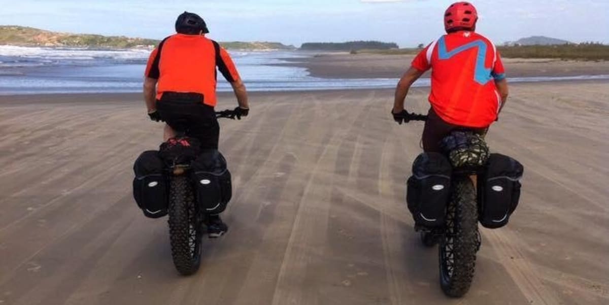 Tour pelo litoral de Santa Catarina com Fat Bikes