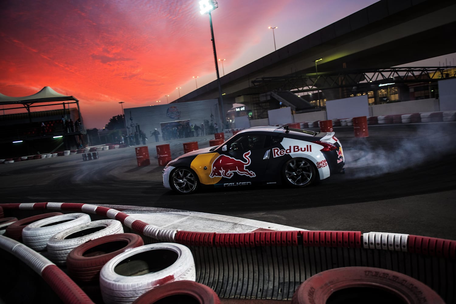 Drifting Red Bull