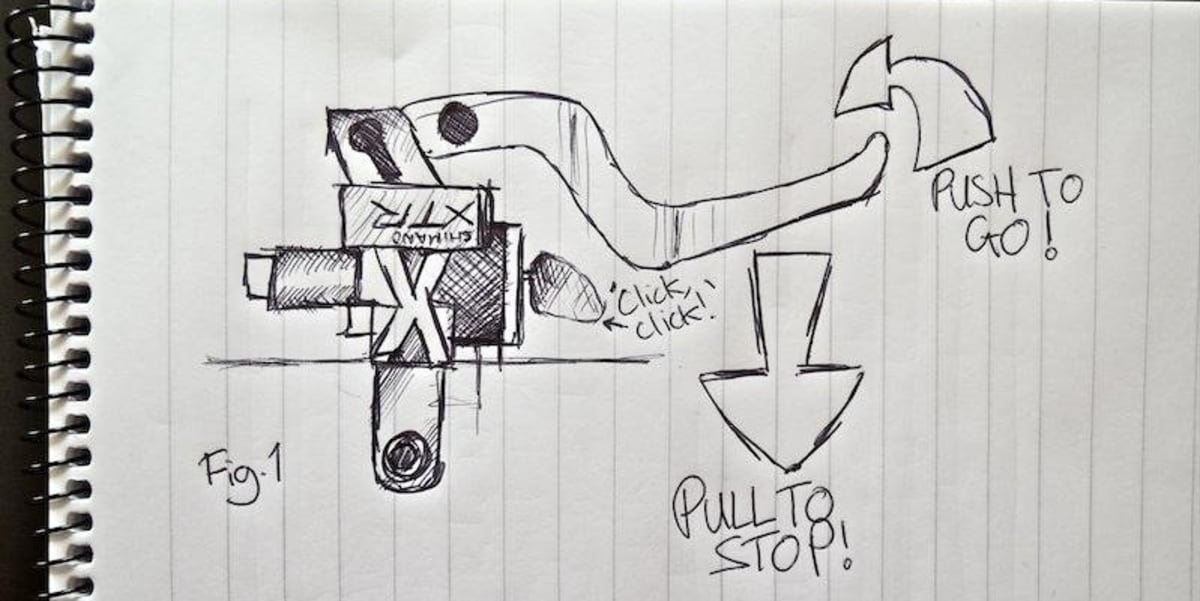 Shimano dual control mtb sales