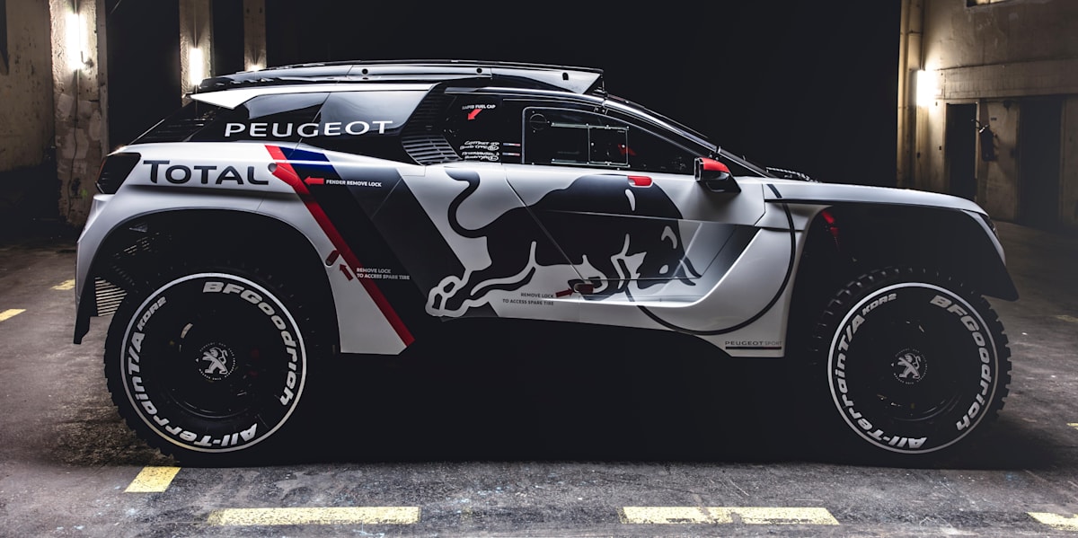New race car Peugeot 3008 DKR – Dakar Rally | Red Bull