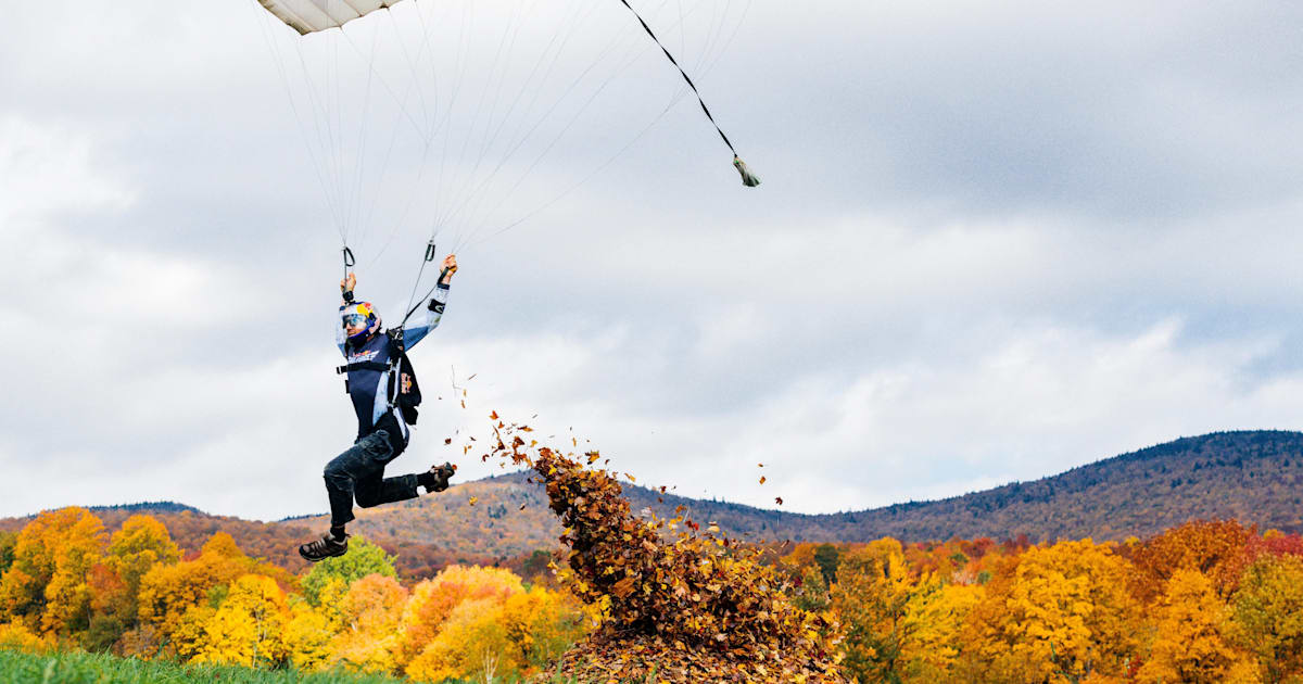 紅葉の上をスカイダイビング！| レッドブル | Red Bull TV