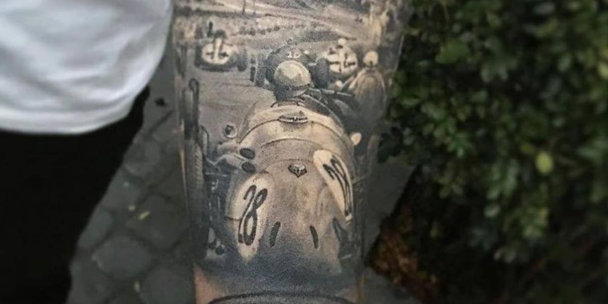 Motorsport tattoos 20 of the best from F1 and more