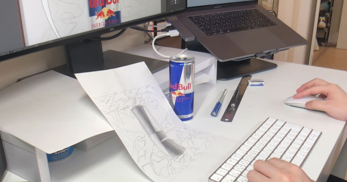 缶から生まれるオリジナルアート 『#RedBullCanArt』｜レッドブル
