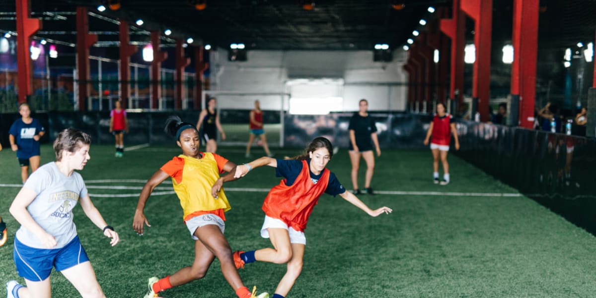 SoccerGrlProbs Organized Pick Up Soccer Game