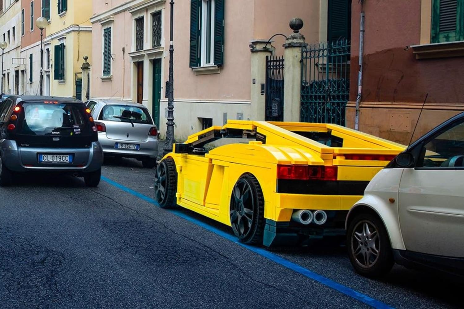 Domenico Franco S Life Sized Lego Rome Cars Red Bull