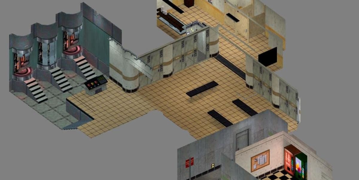 Veja os mapas de HalfLife de um jeito diferente