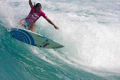 Layne Beachley cutback during Blue Crush