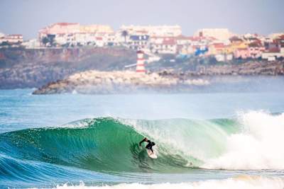 Mick Fanning, perfectly poised in Peniche