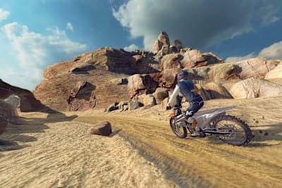 A screenshot from Dirt Bike Unchained