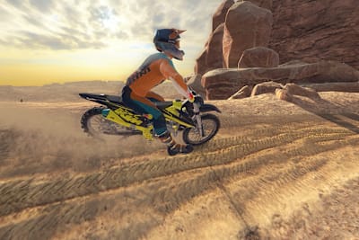 A screenshot from Dirt Bike Unchained