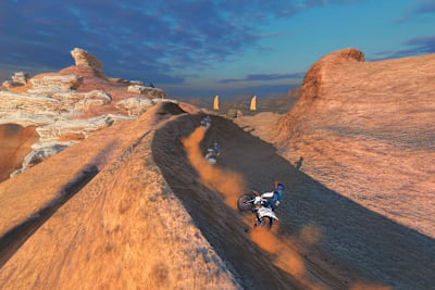 A screenshot from Dirt Bike Unchained