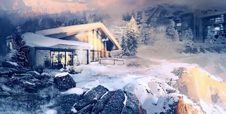 The chalet in Rainbow Six Siege
