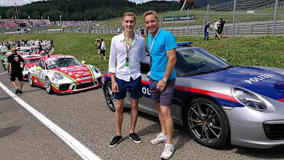 Habsburg, Knauß & der Polizei-Porsche Habsburg, Knauß & der Polizei-Porsche