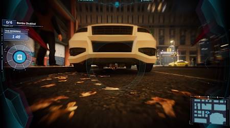 Disarm bombs using the Spider-Bot