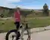 Scott Odgen with his roadbicycle in Portugal