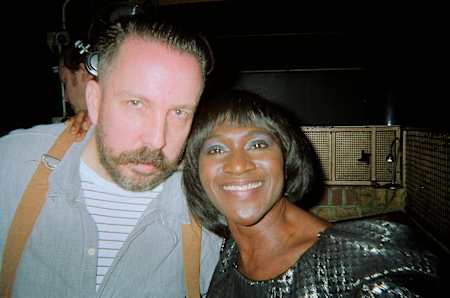 fabric's Judy Griffith with Andrew Weatherall