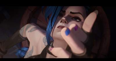 Jinx in the show Arcane.
