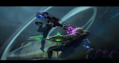 Vi et ses gants Atlas dans la série Arcane.