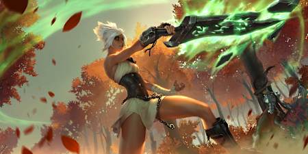 Ambessa's runes look very similar to Riven's 