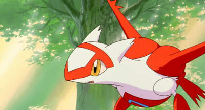 The Pokémon Latias.