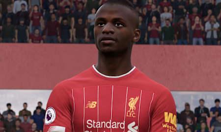 L'alter ego virtuale di Sadio Mané con la maglia del Liverpool FC.