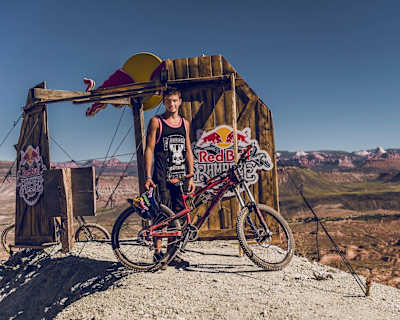 Szymon Godziek at Red Bull Rampage 2014.