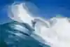 Kanoa Igarashi surfing at Keramas in Bali, Indonesia.