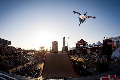 Kevin Robinson performs at X Games Los Angeles 2012 at Staples Center in Los Angeles on July 1, 2012.