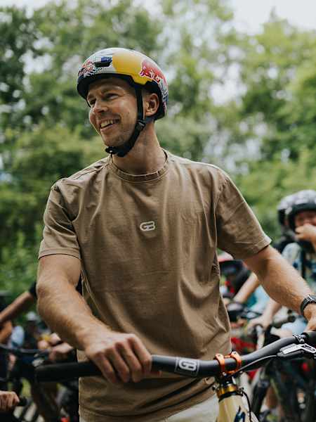 Dawid Godziek na bike breakfast 